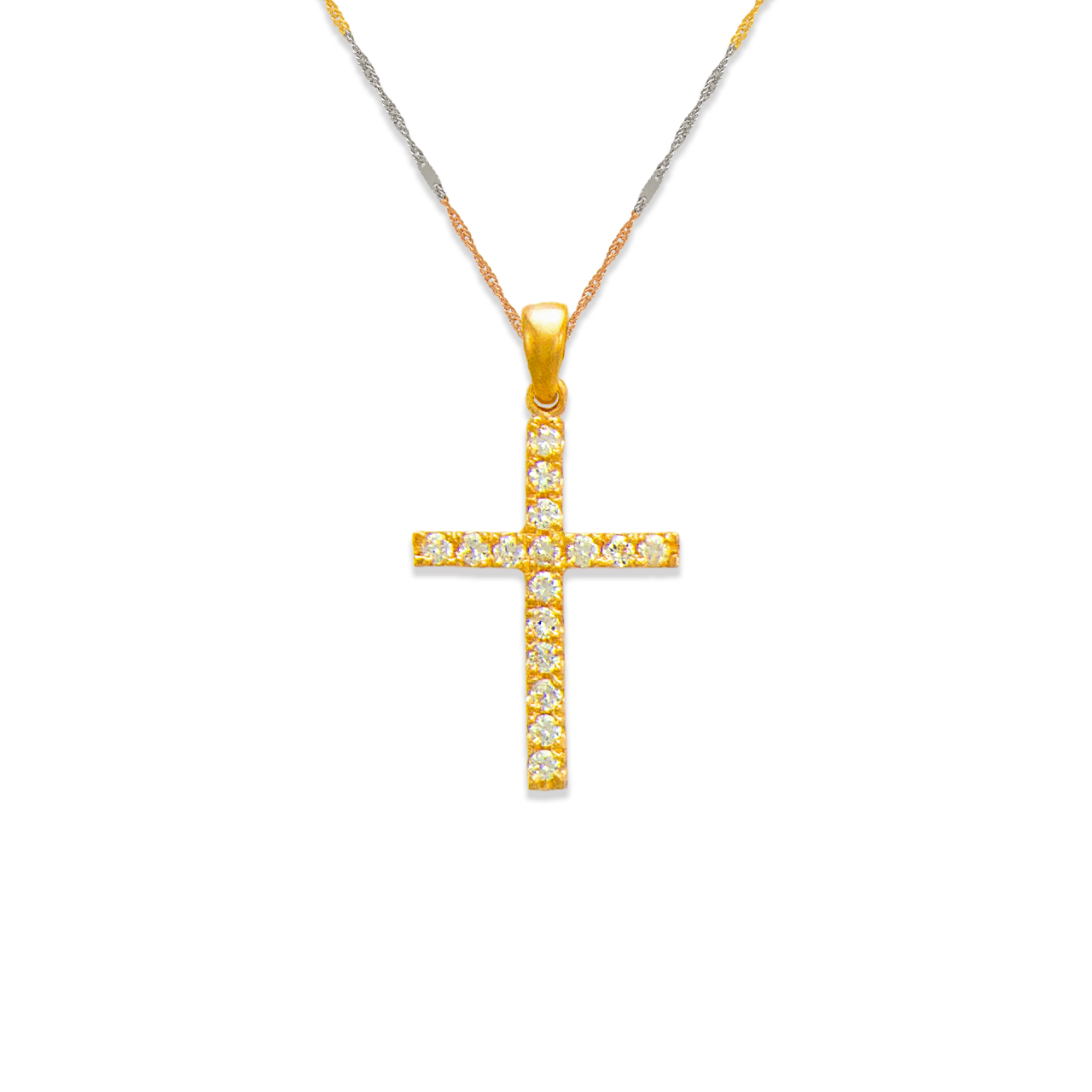 Cross CZ Pendant