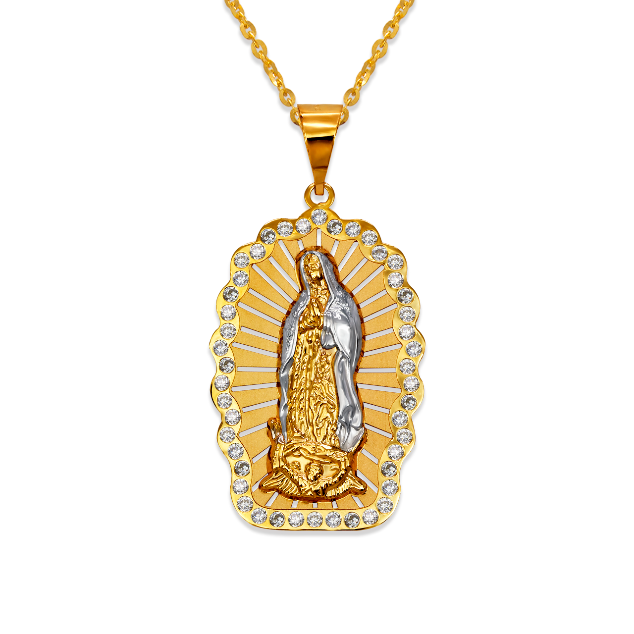 Guadalupe CZ Pendant