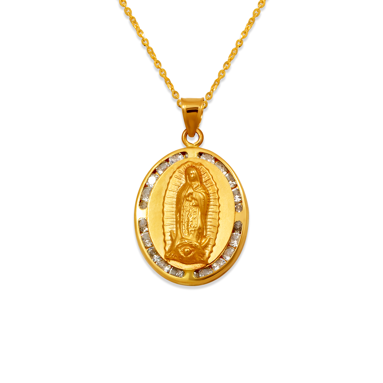 Guadalupe CZ Pendant