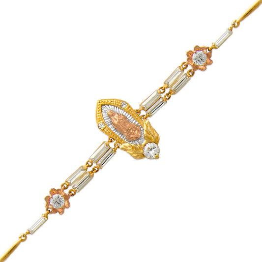 Fancy Guadalupe CZ Bracelet