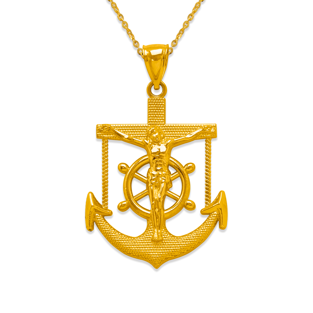 Jesus Anchor Pendant