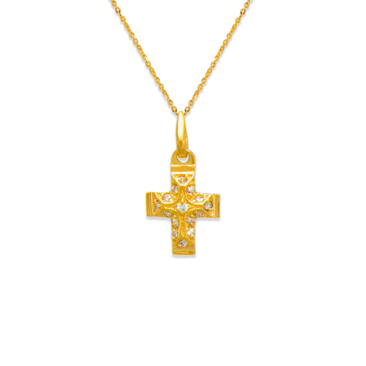 Cross CZ Pendant