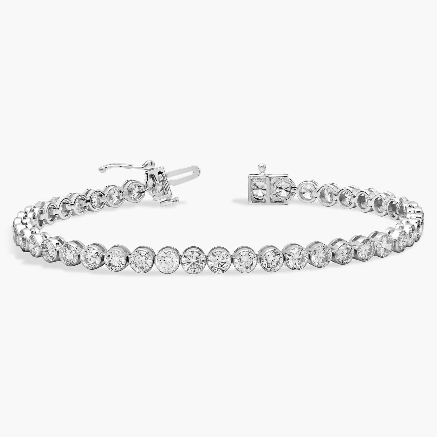 Floating Diamond Tennis Bracelet