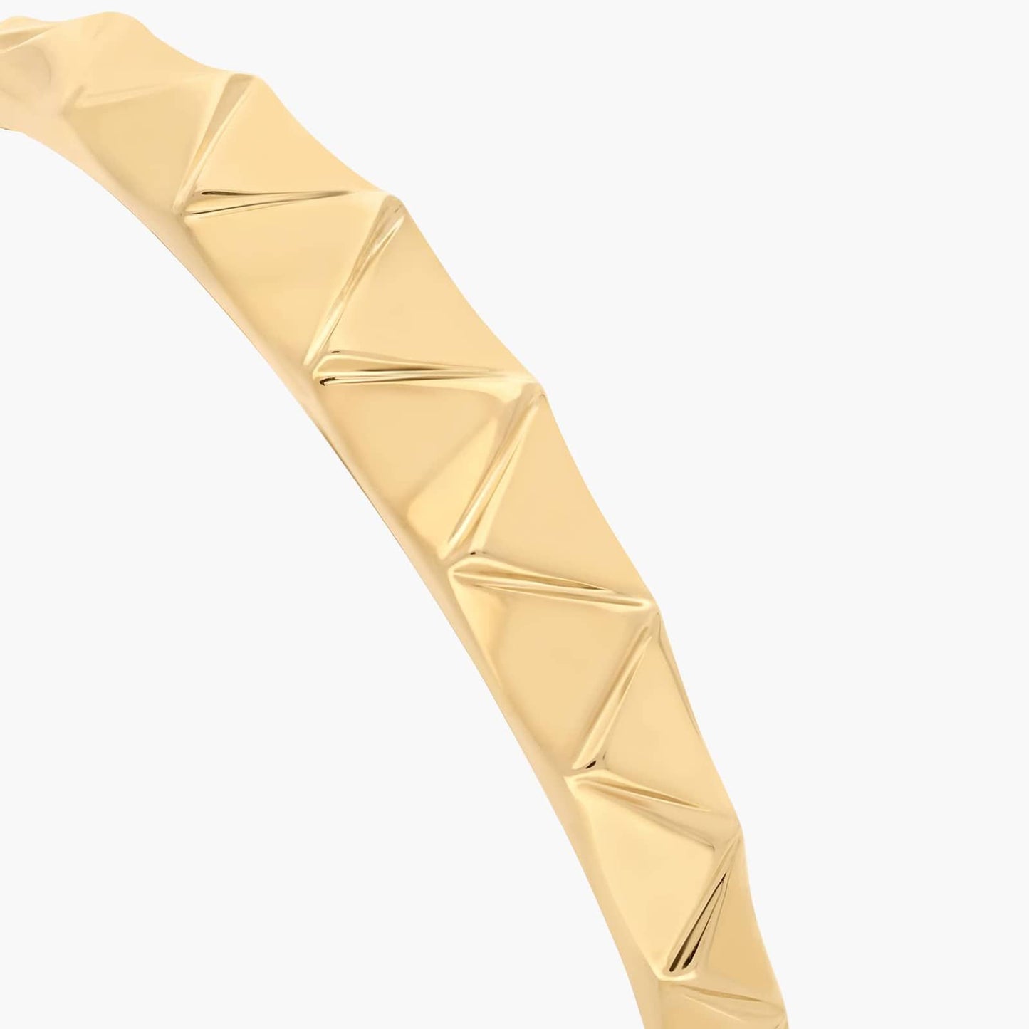 Zig-Zag Bangle Bracelet