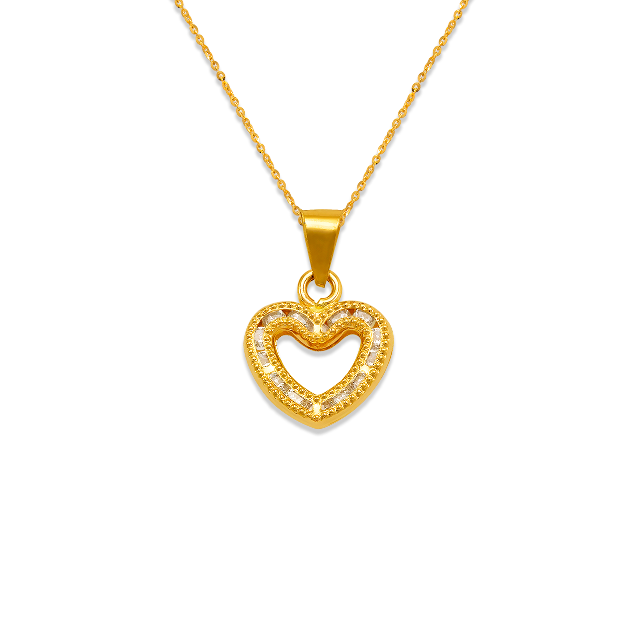 Heart CZ Pendant