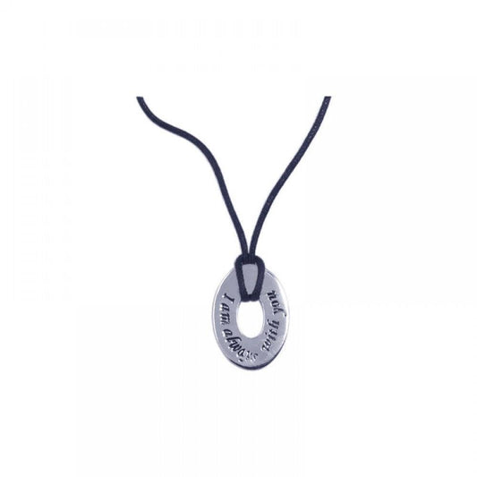 Silver 925 Rhodium Plated Medallion Pendant Necklace