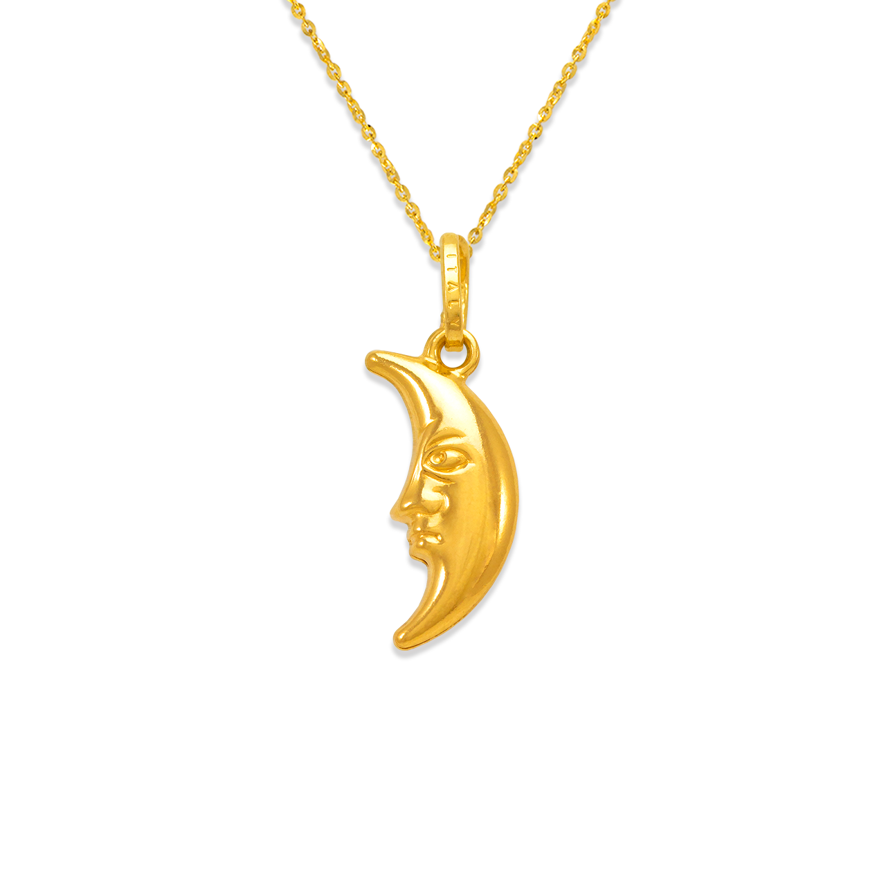 Crescent Moon Charm Pendant