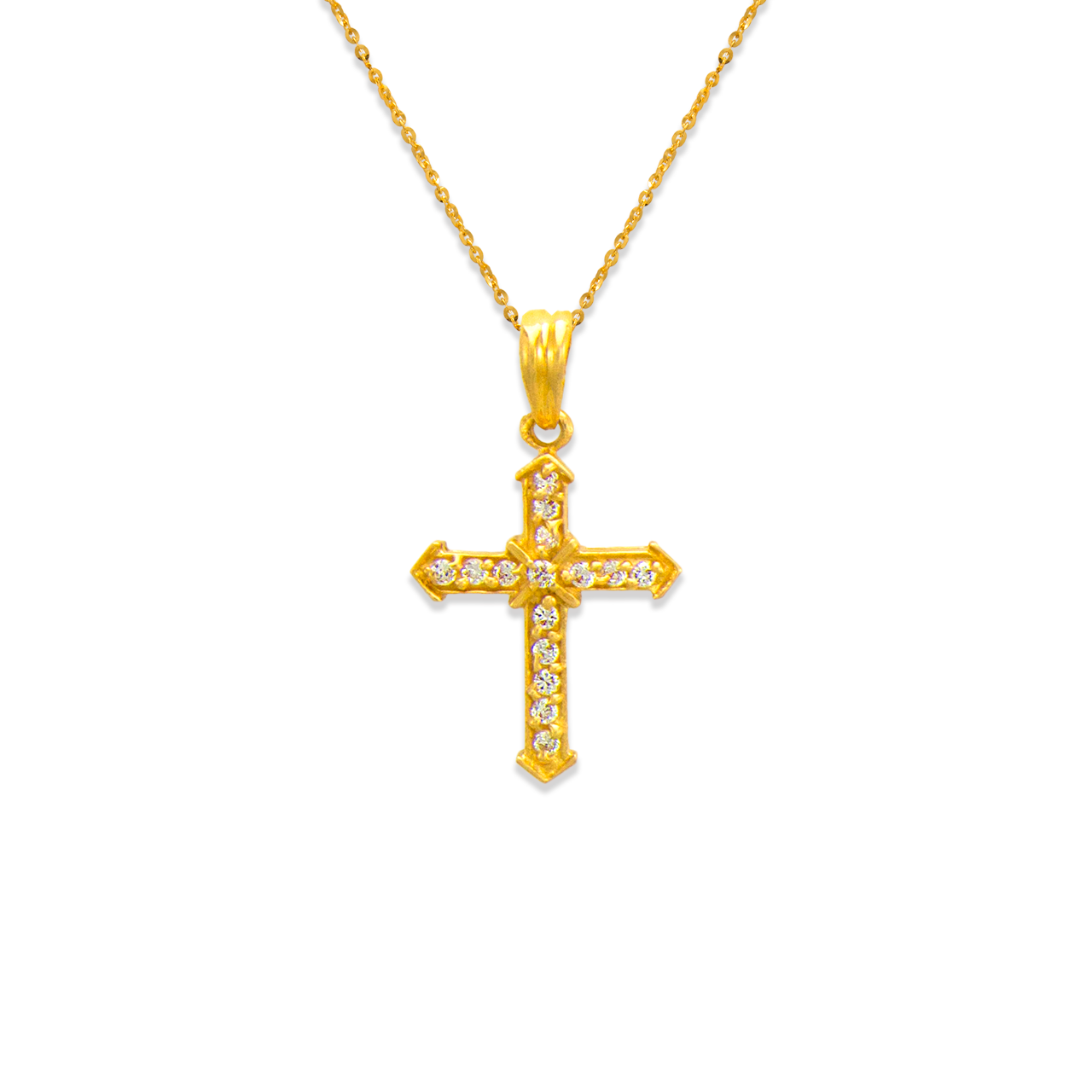 Cross CZ Pendant