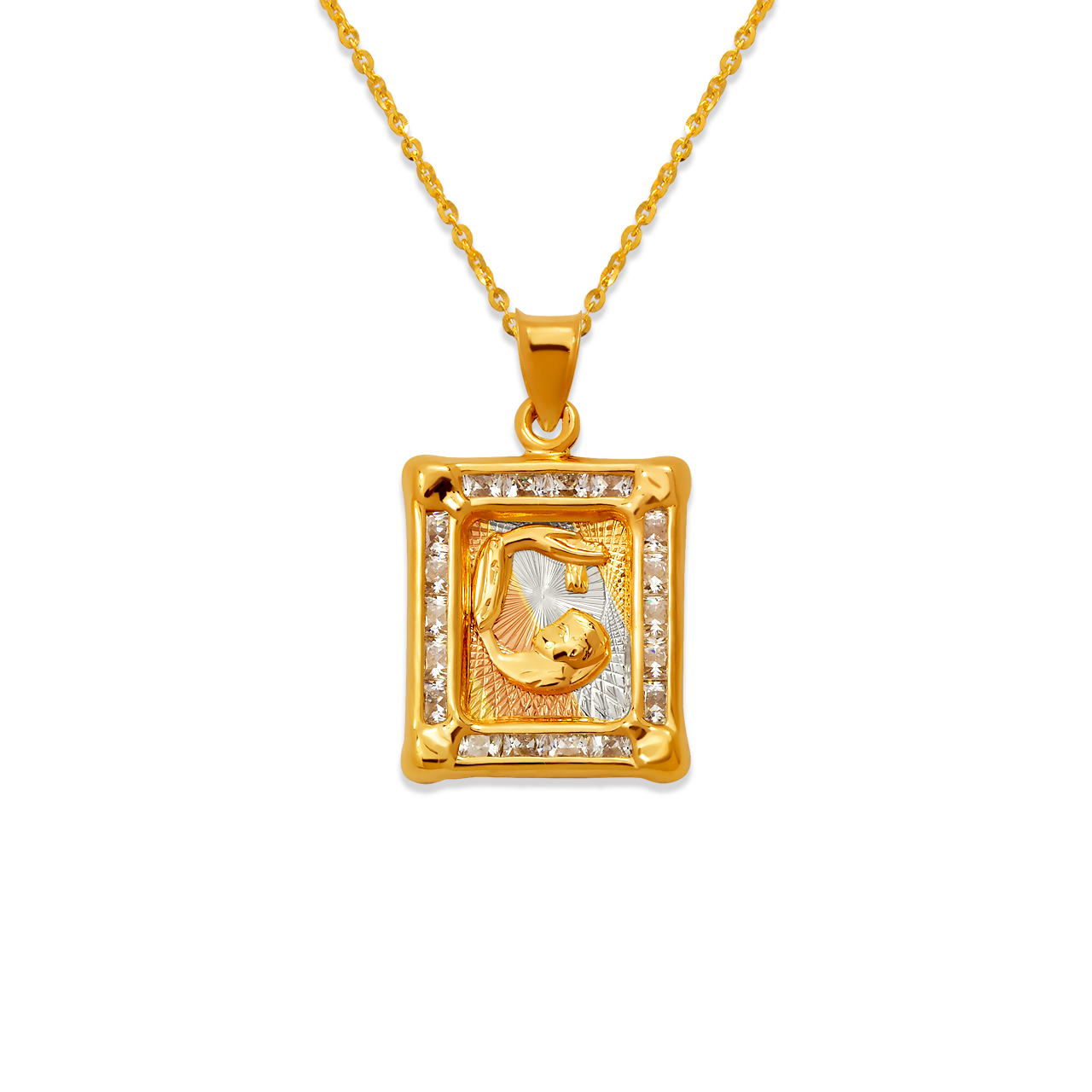 Baptism CZ Pendant