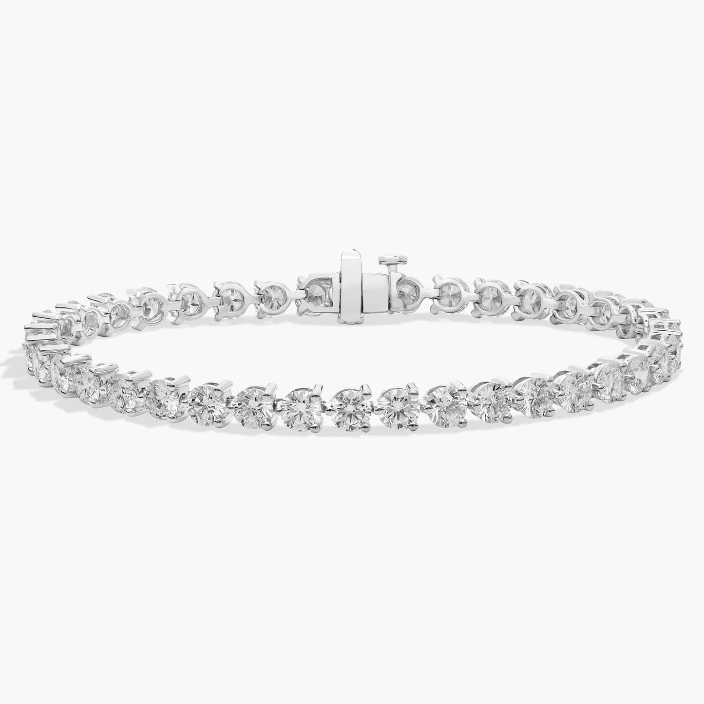 Three Prong Diamond Tennis Bracelet CHECK