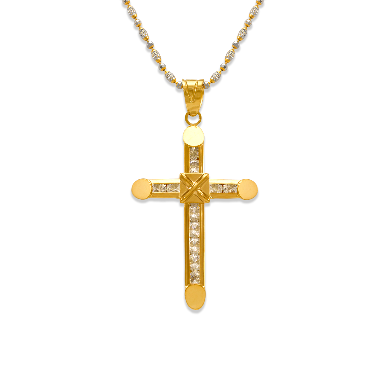 Eternity Cross CZ Pendant