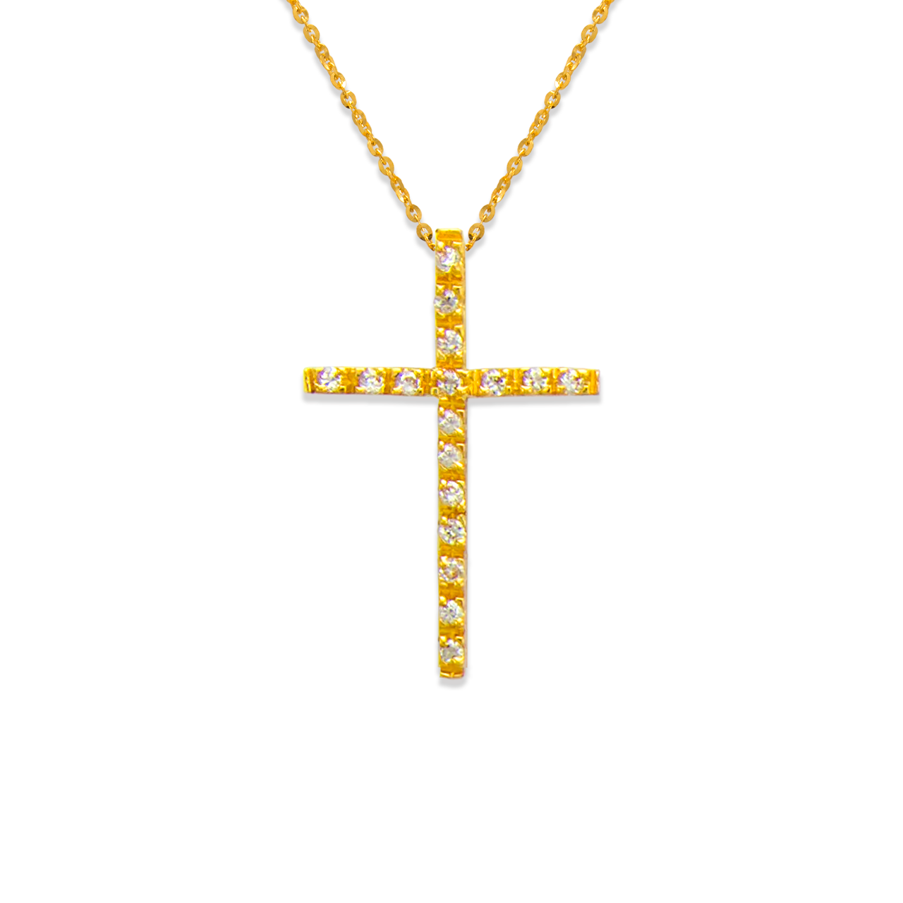 Cross CZ Pendant