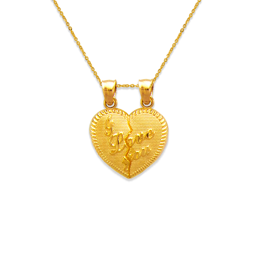 I Love You Heart Pendant