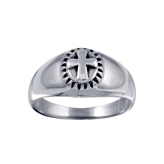 925 Sterling Silver Cross Ring