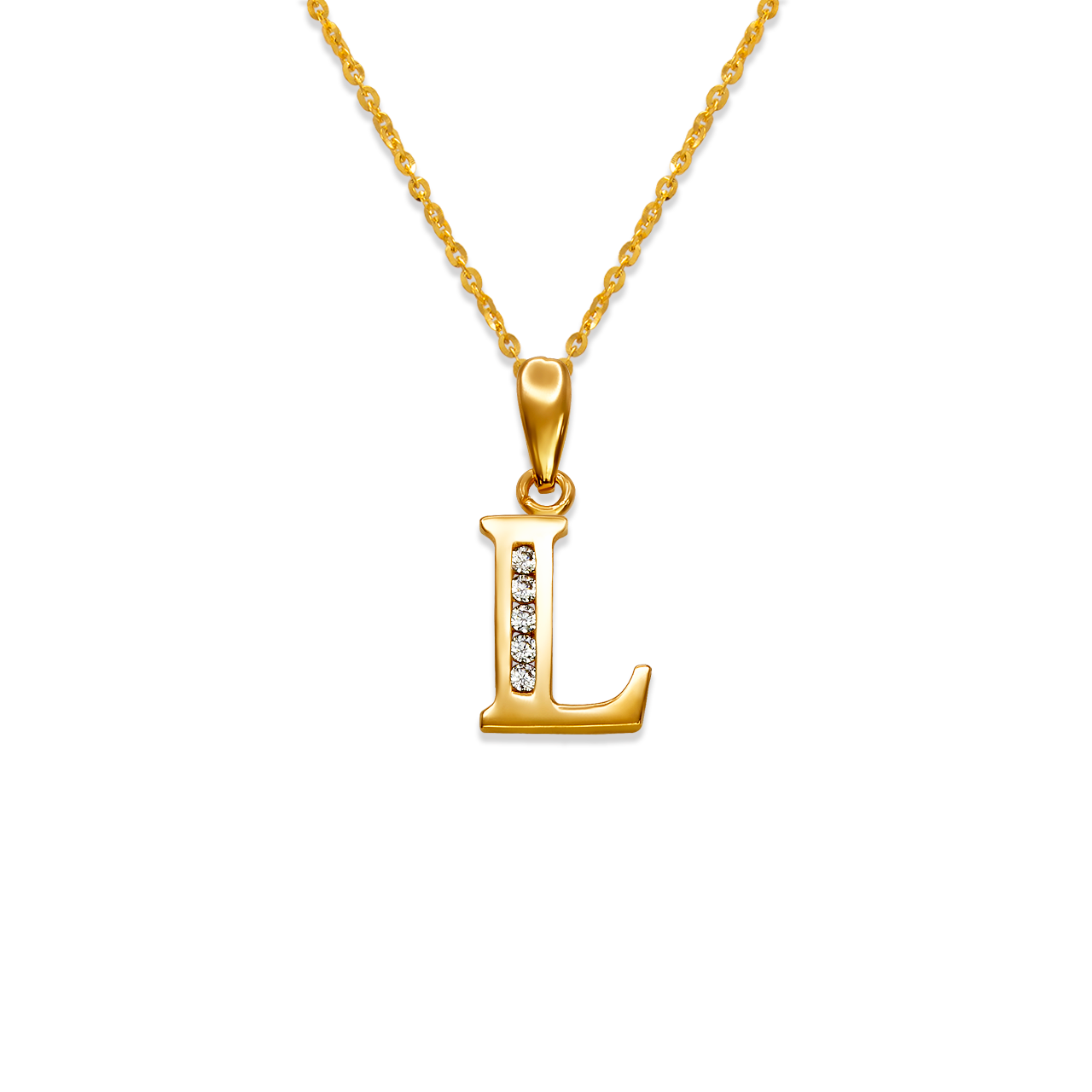 Initial L Pendant