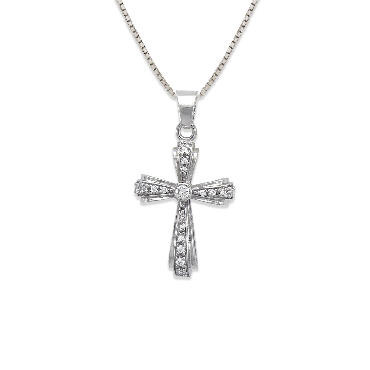 Cross CZ Pendant