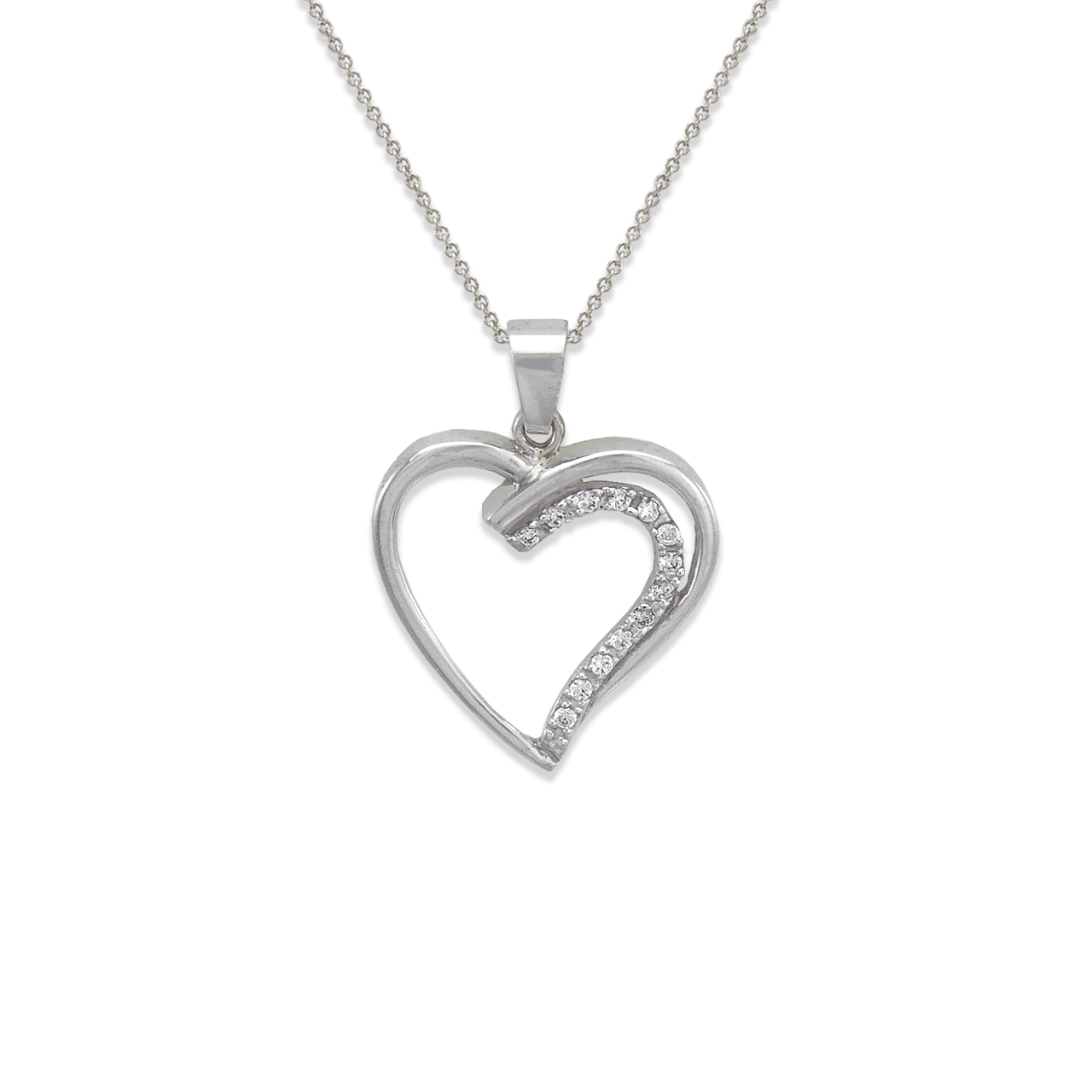 Heart CZ Pendant