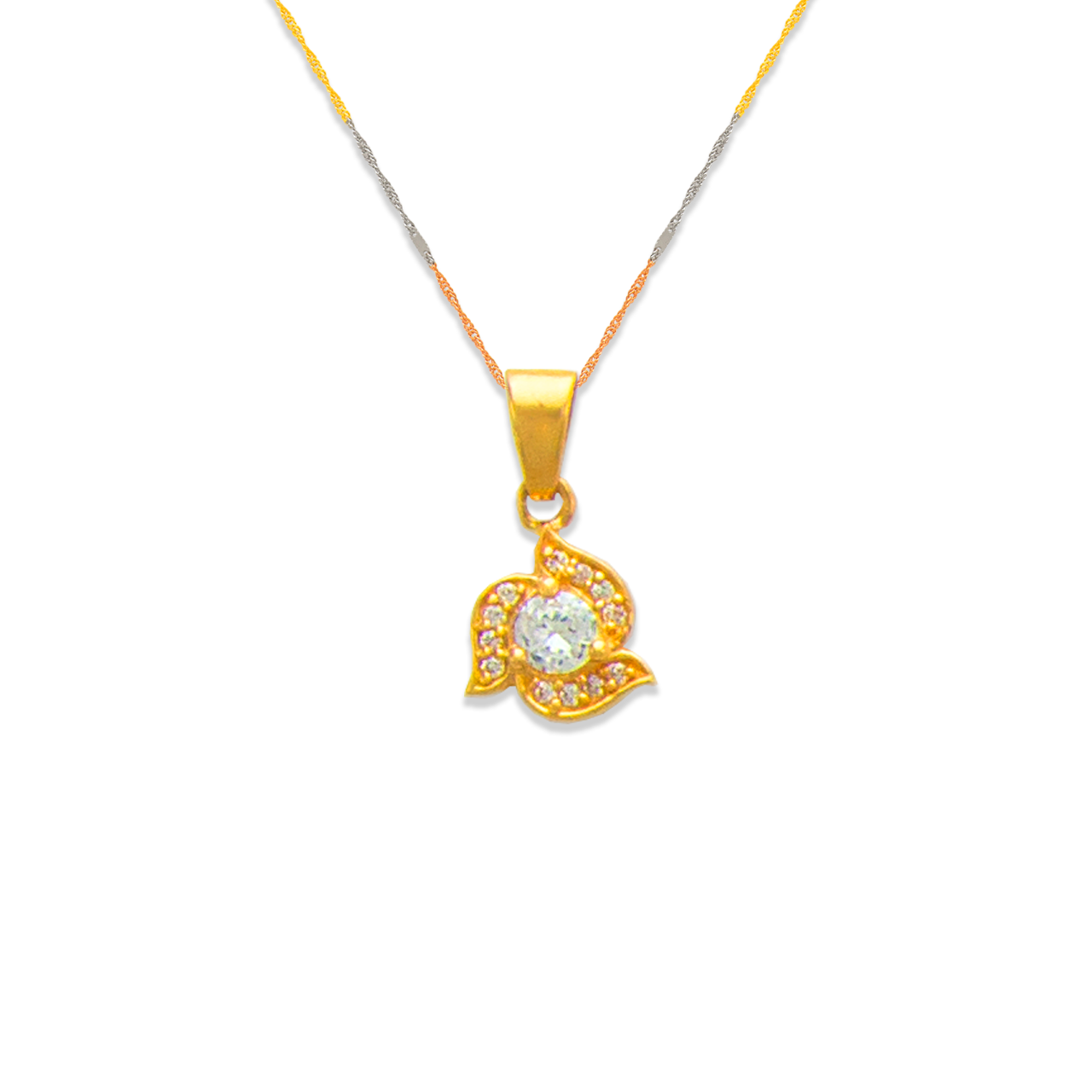 Flower CZ Pendant