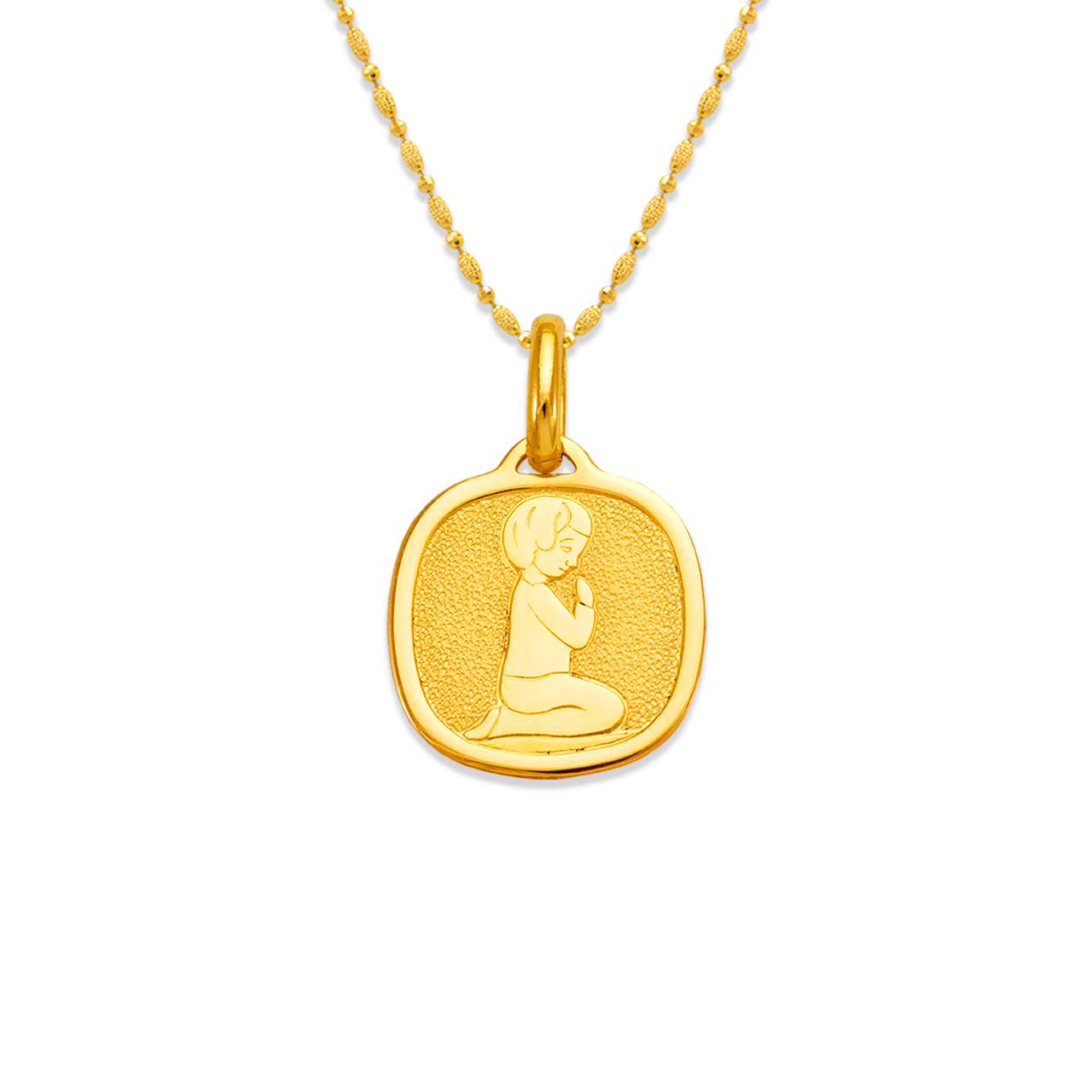 Praying Boy Communion Pendant