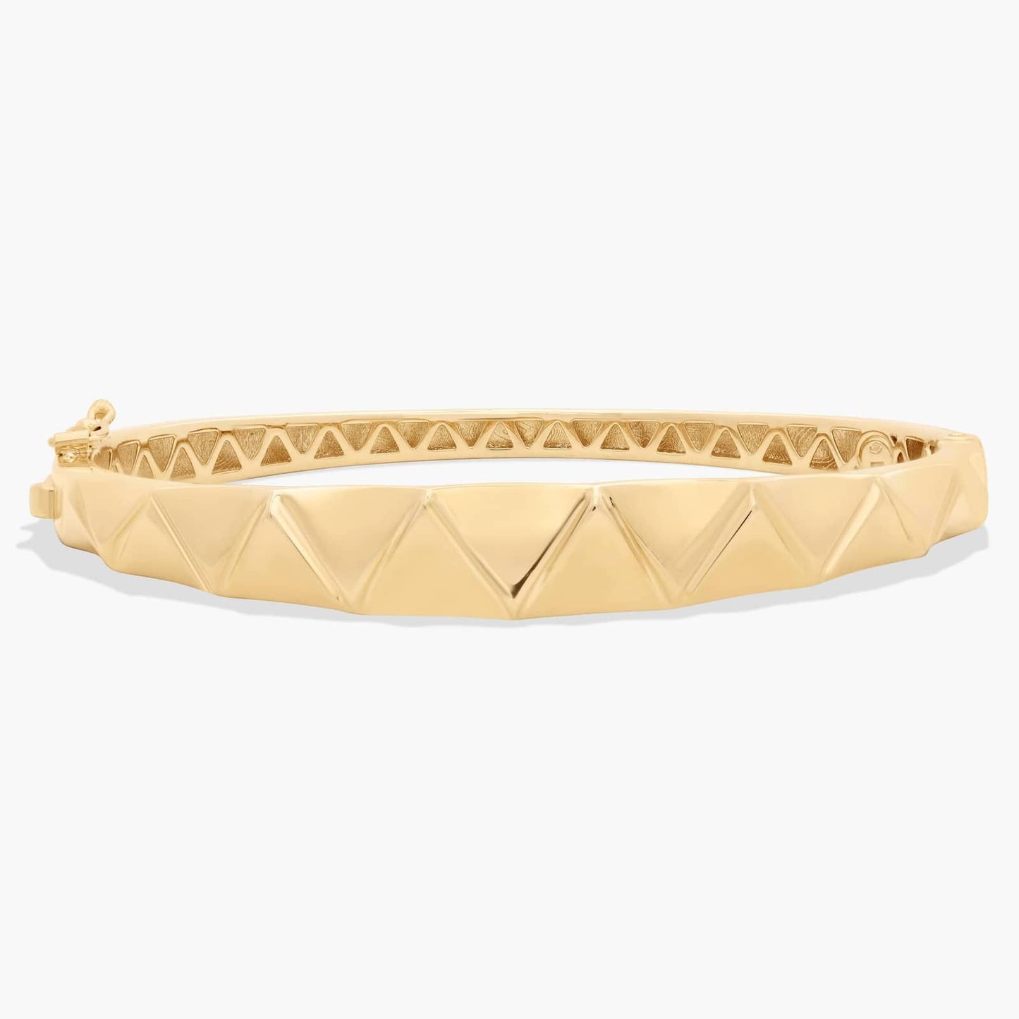 Zig-Zag Bangle Bracelet