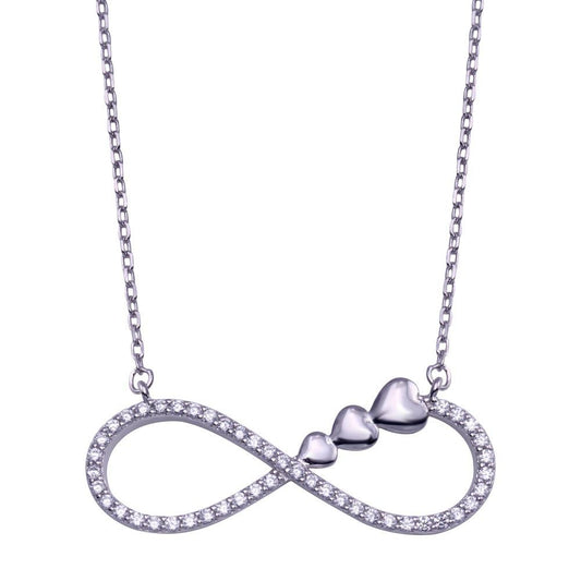 925 Sterling Silver Sterling Silver Infinity Necklace