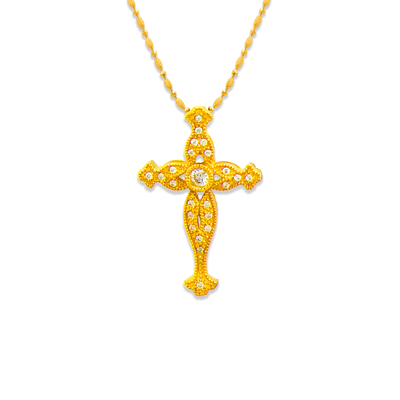 Cross CZ Pendant