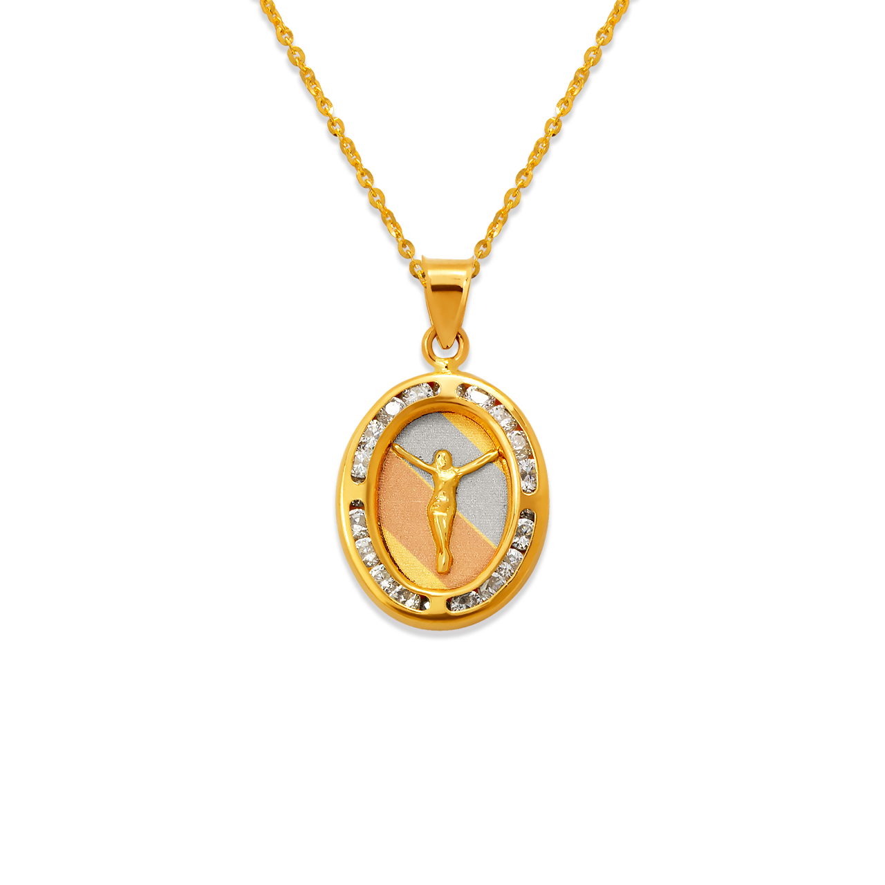 Jesus CZ Pendant