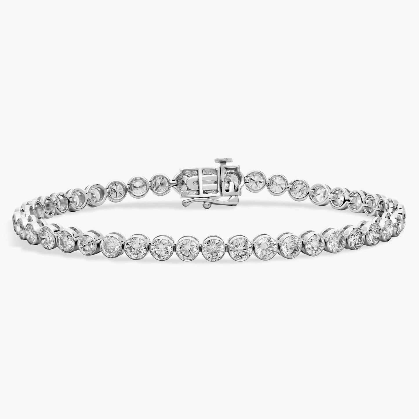 Floating Diamond Tennis Bracelet