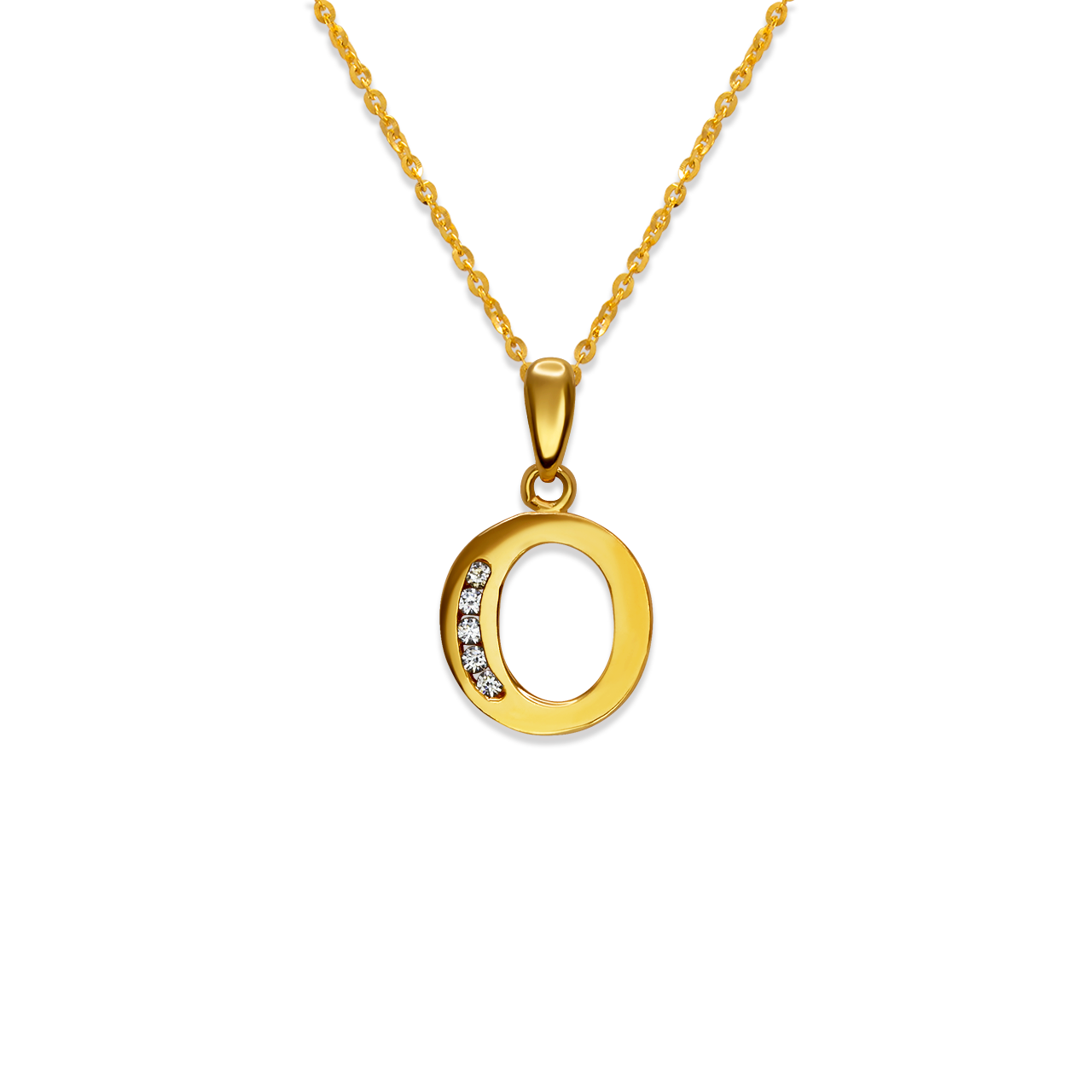 Initial O Pendant