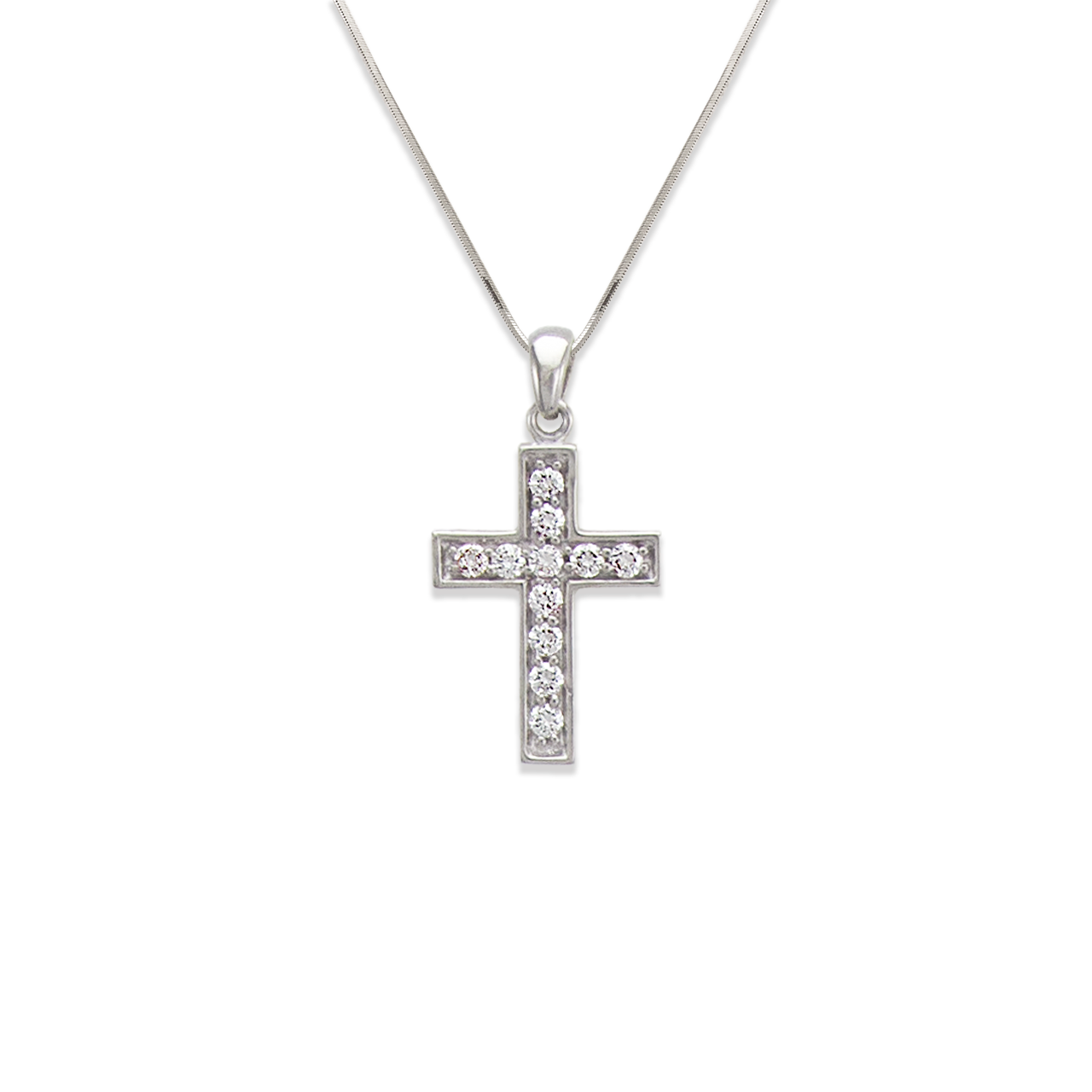 Cross CZ Pendant