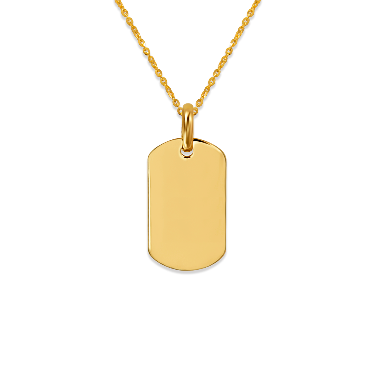 High Polished Rectangle Pendant