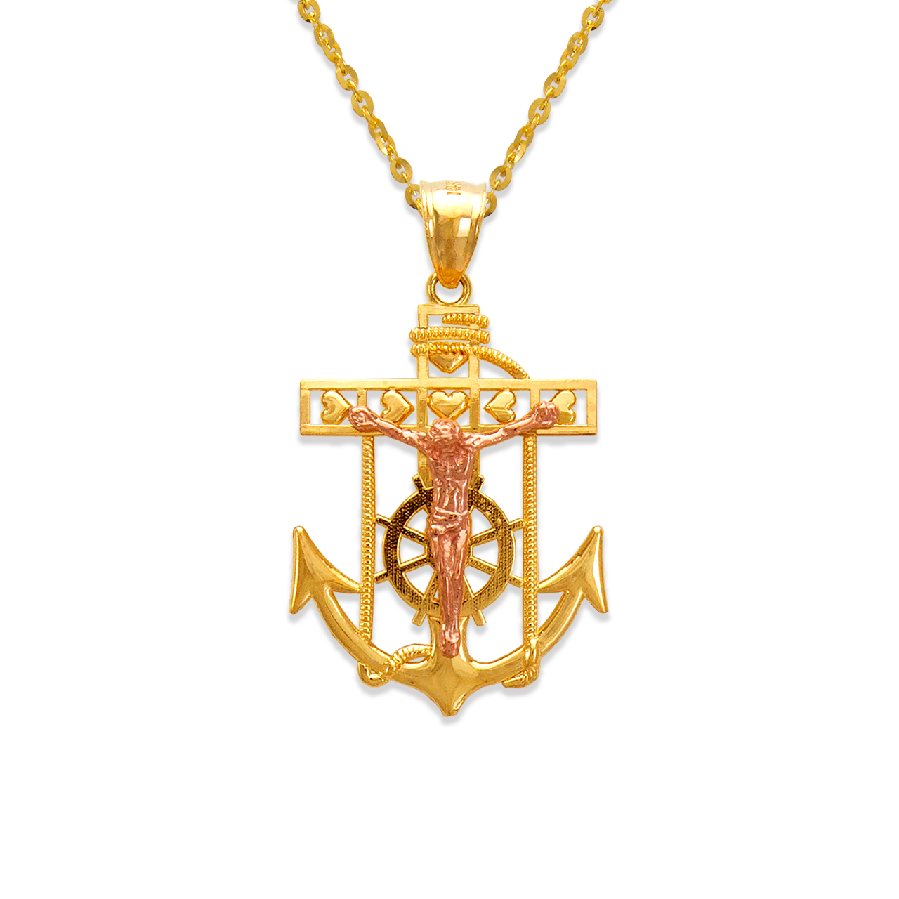 Jesus Anchor Pendant