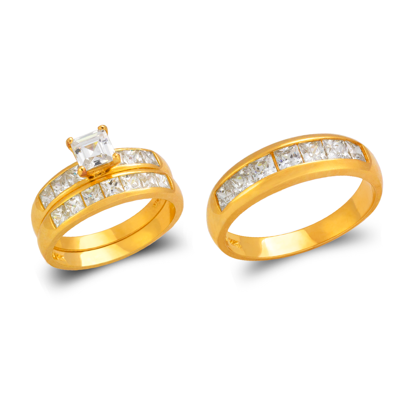 Wedding Trio Ring Set