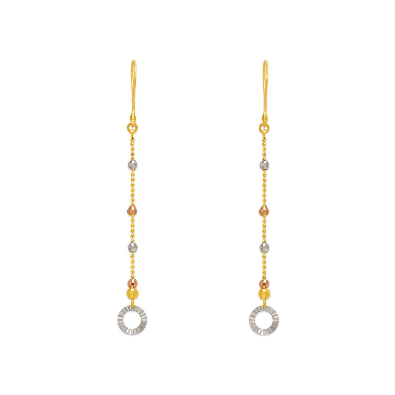 Dangling Ring Earrings