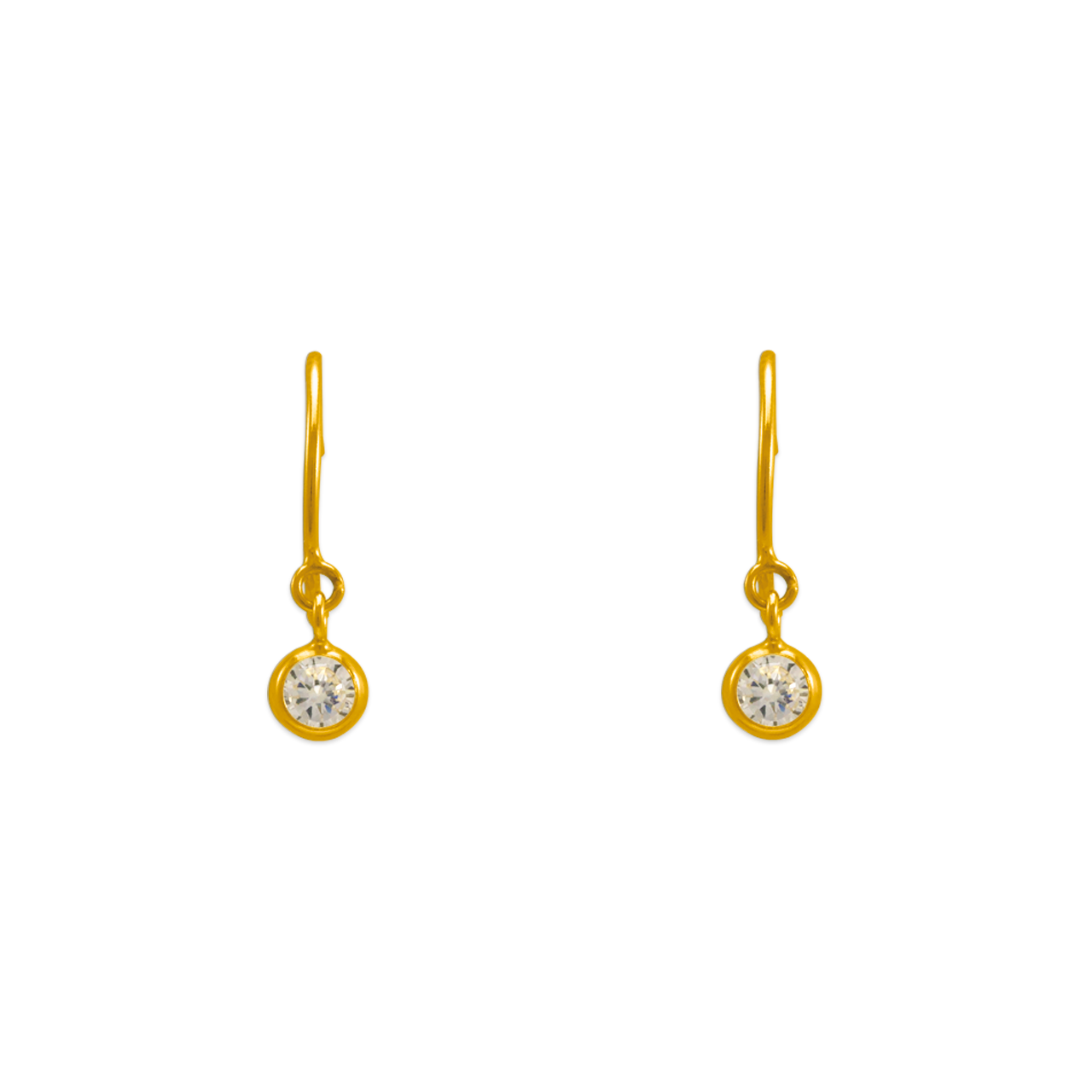 Dangling CZ Stud Earrings