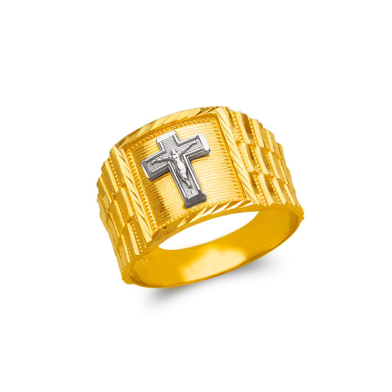 Men's Jesus Cross Ring