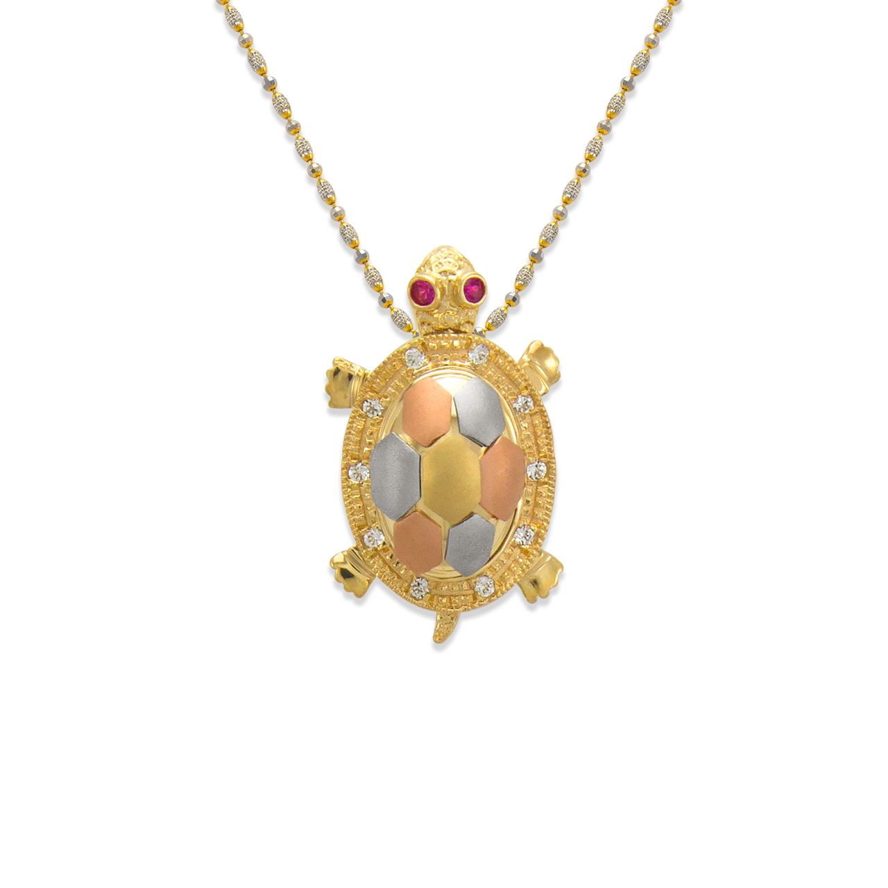 Medium Fancy Turtle CZ Pendant