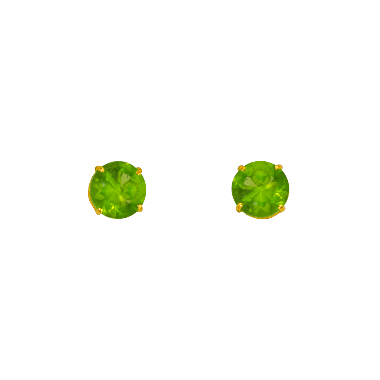 Birthstone CZ Screwback Stud Earrings