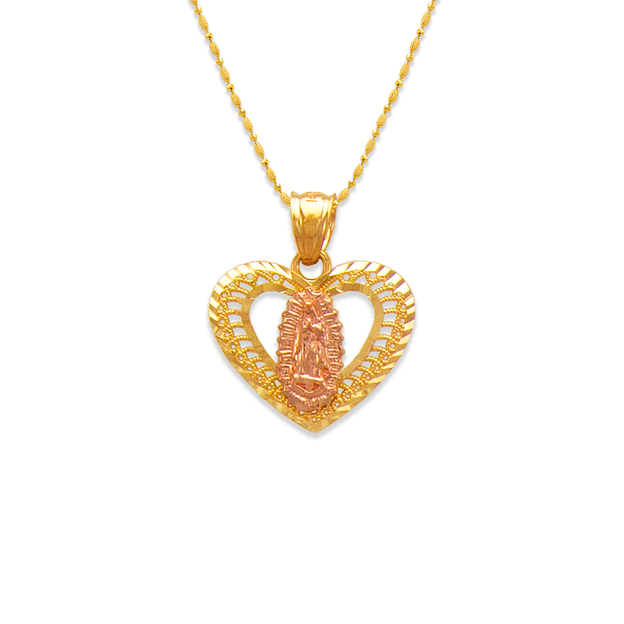 Guadalupe Heart Pendant