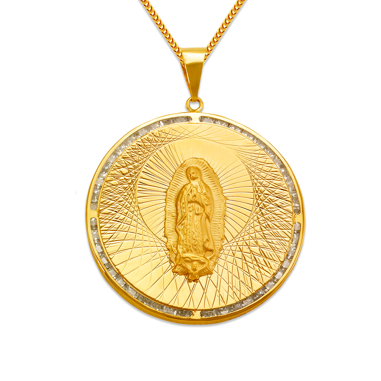 Guadalupe CZ Pendant