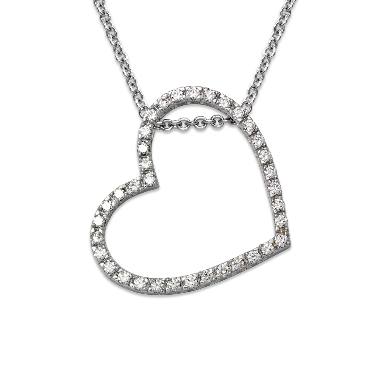 Heart CZ Pendant