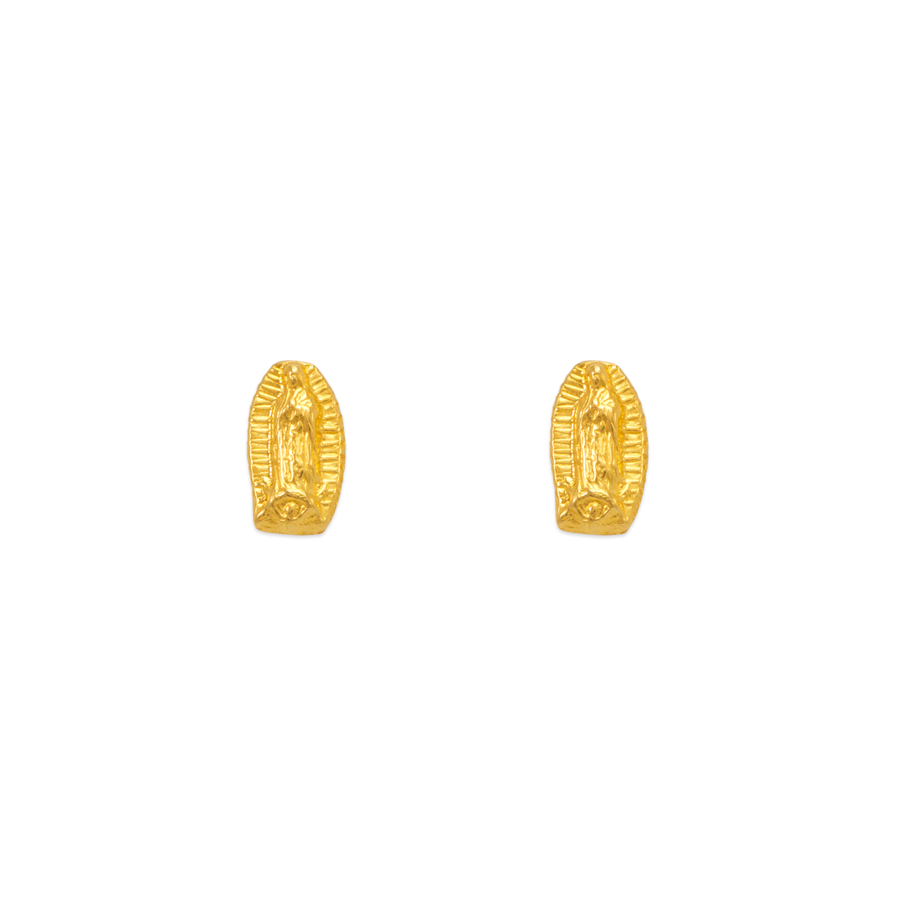 Virgin Mary Stud Earrings