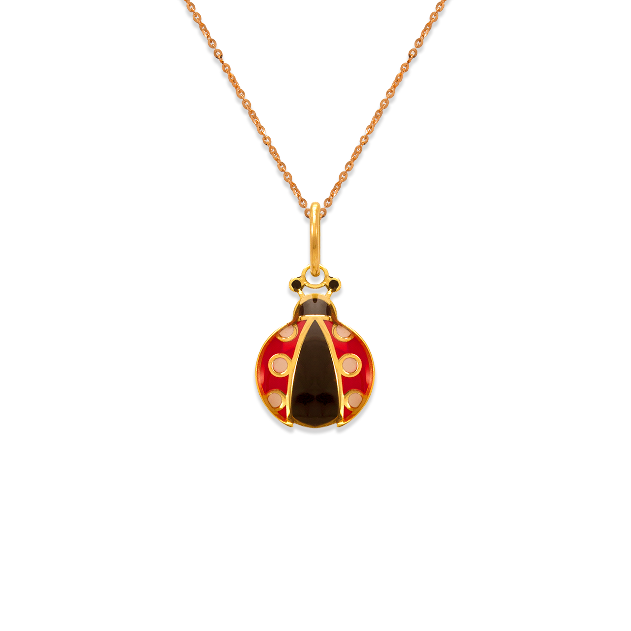 Ladybug Enamel Pendant