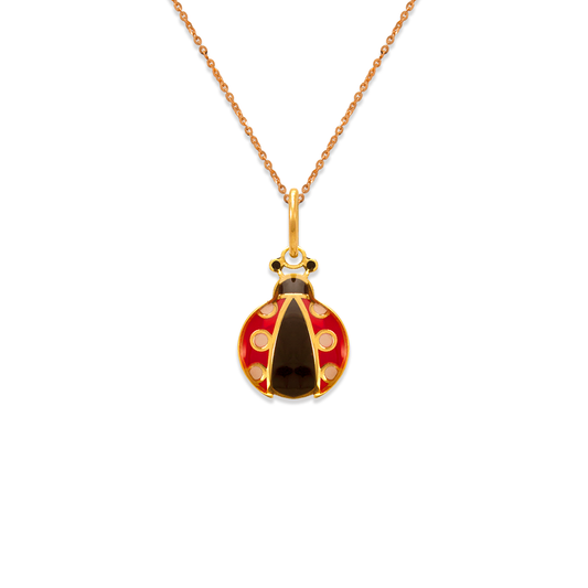 Ladybug Enamel Pendant