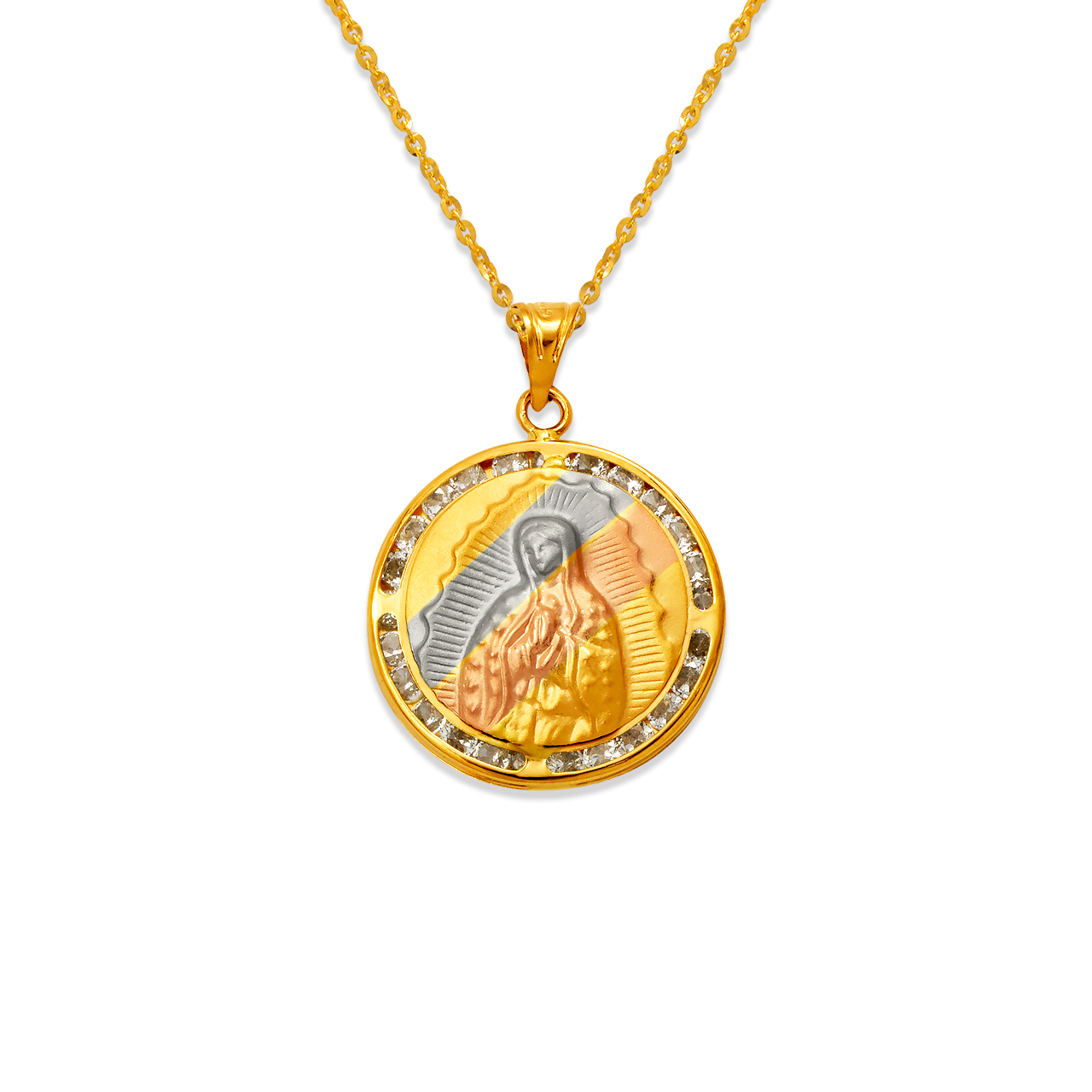 Guadalupe CZ Pendant