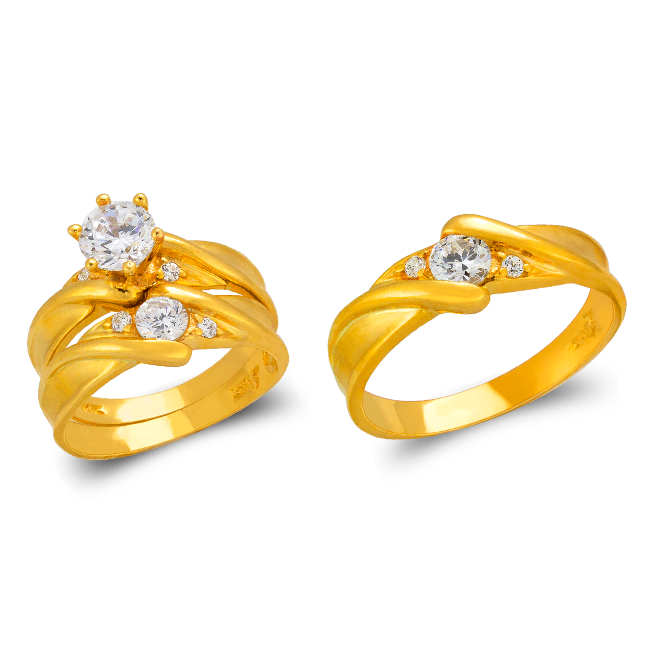 Wedding Trio Ring Set