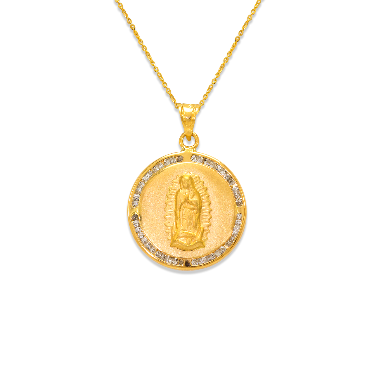 Guadalupe CZ Pendant