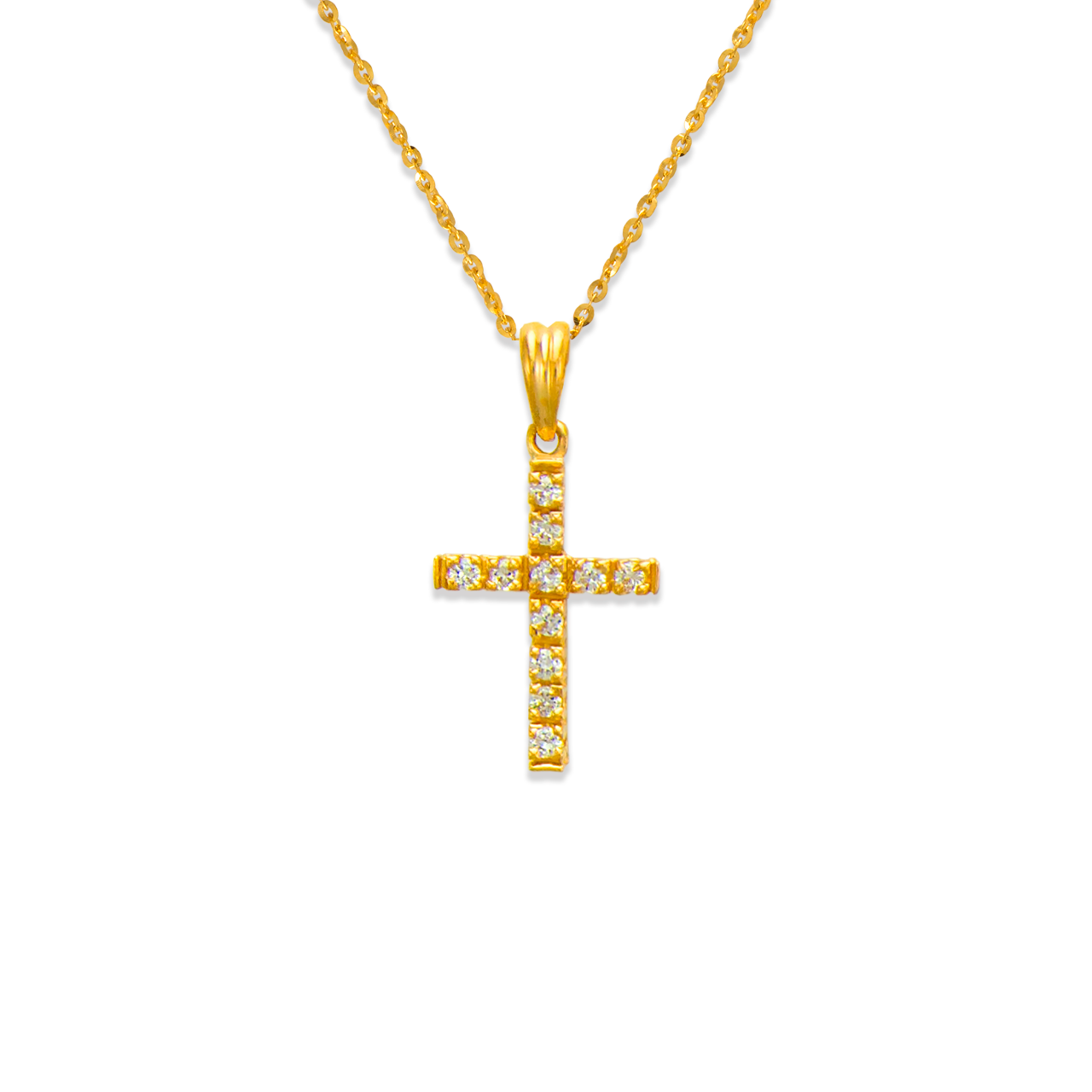 Cross CZ Pendant