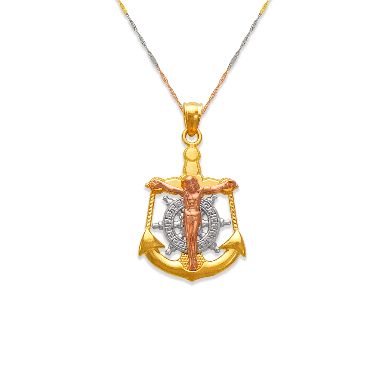 Jesus Anchor Pendant