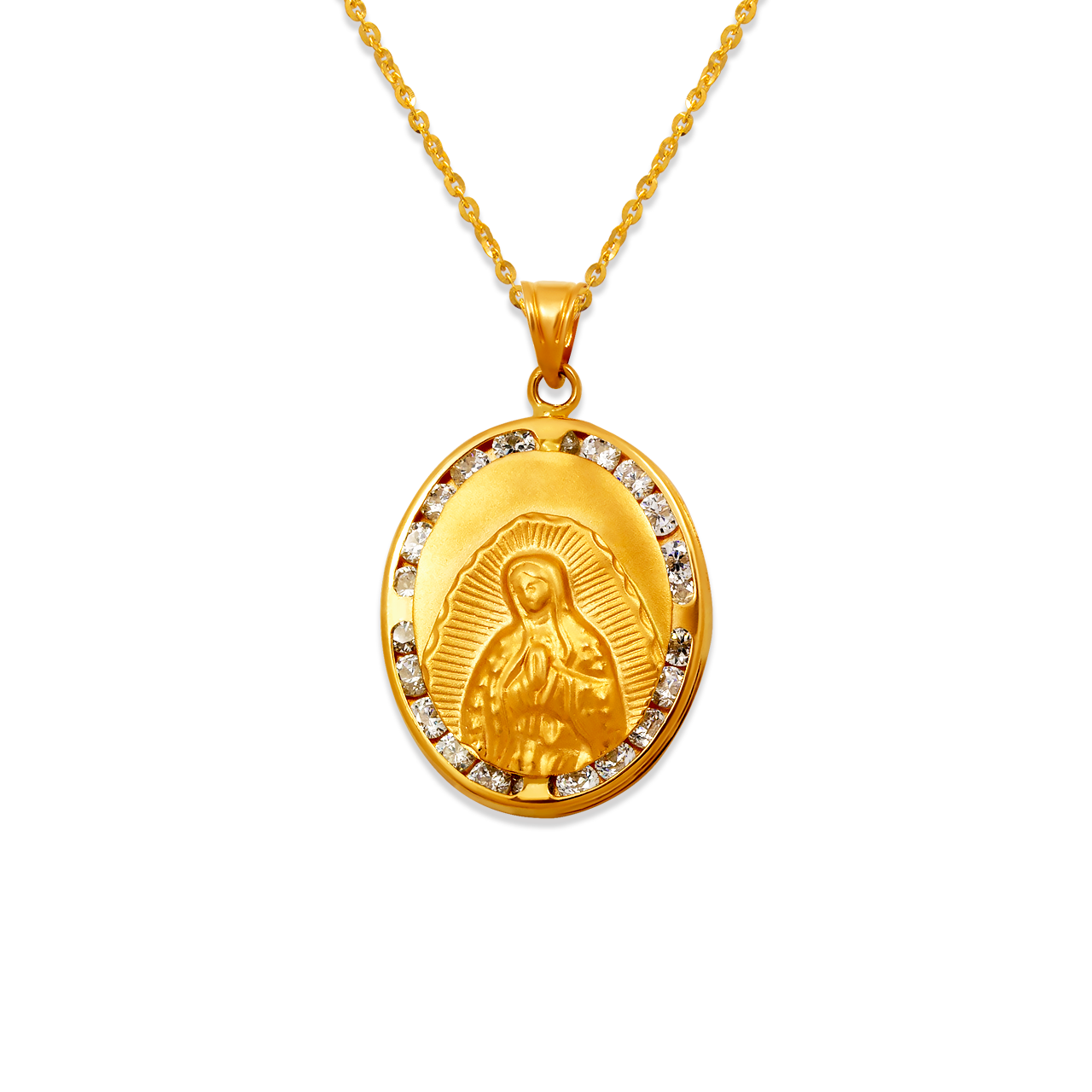 Guadalupe CZ Pendant